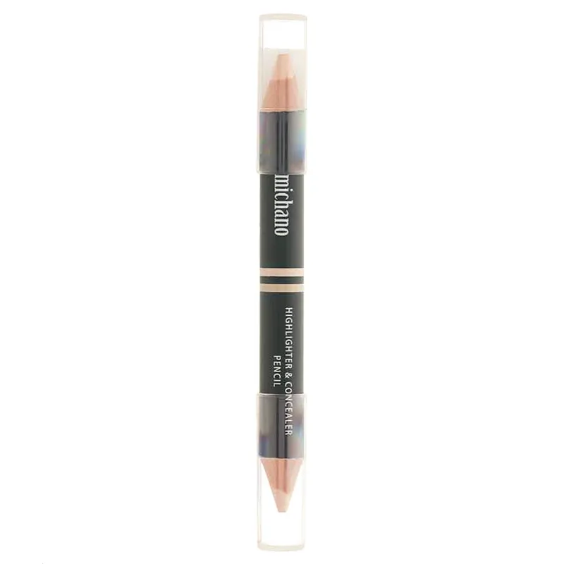 MICHANO-Highlighter-&-Concealer-Pencil کانسیلر و هایلایتر مدادی دو طرفه میچانو – michano - Image 1
