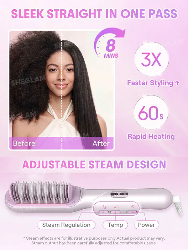 برس حرارتی صاف کننده بخار دار شیگلم - SHEGLAM