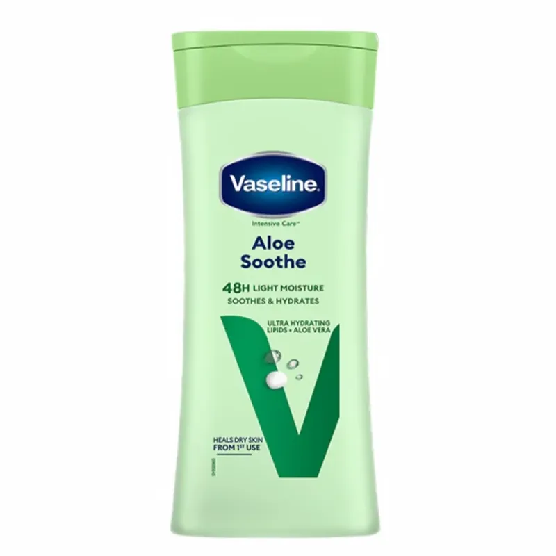 Vaseline-Intensive-Care-Aloe-Soothe-Body-Lotion-200ml لوسیون بدن آلوئه ورا 200میل وازلین - Vaseline - Image 1