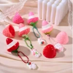 بالم لب آویز دار توت فرنگی کیوت ربیت - Cute Rabbit - Image 2