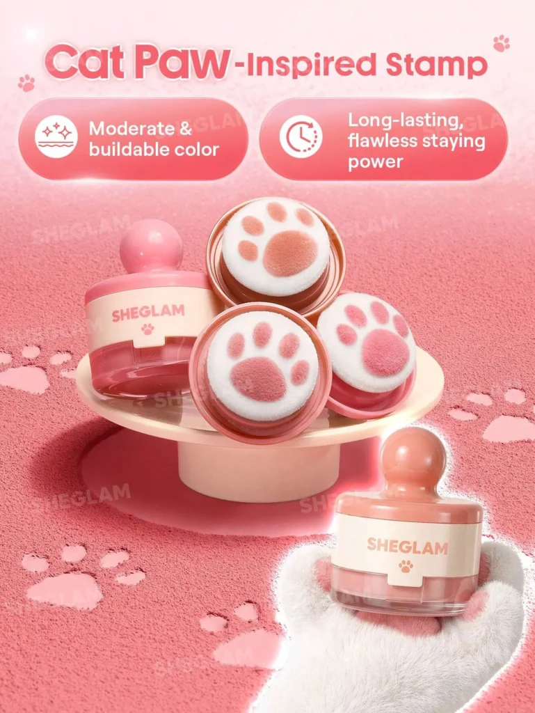 رژگونه استامپی پنجه گربه ای شیگلم - SHEGLAM