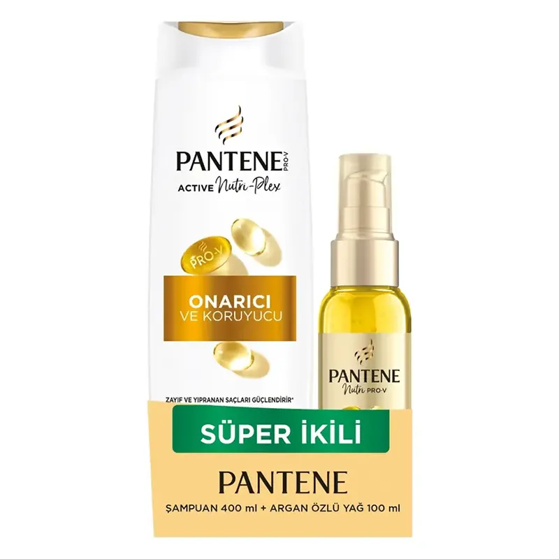 Pantene-Onarıcı-ve-Koruyucu-Şampuan پک شامپو ترمیم کننده اوناریچی و روغن آرگان پنتن - PANTENE - Image 1